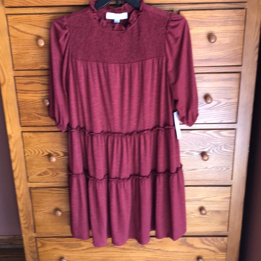 Beautiful maroon dress BNWT size M